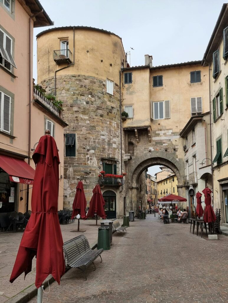 Street in Lucca, Italy