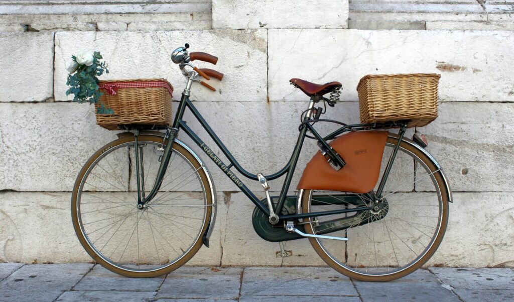 Day Trip To Lucca From Florence -Bike Against A Wall Lucca